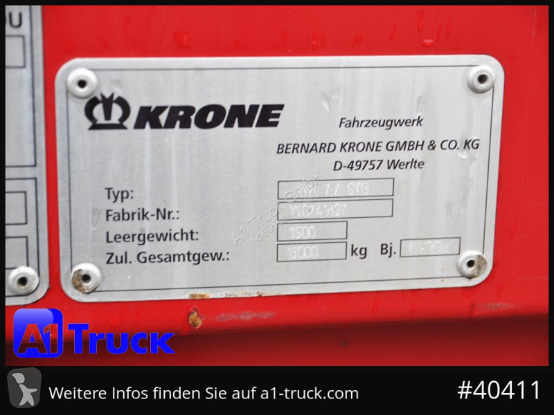 مقطورة Krone BDF 7,82 Wechselbrücke, 2680mm...