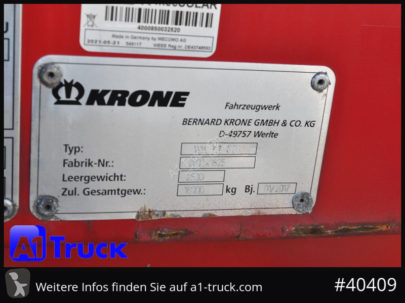 مقطورة Krone BDF 7,82 Wechselbrücke, 2680mm...
