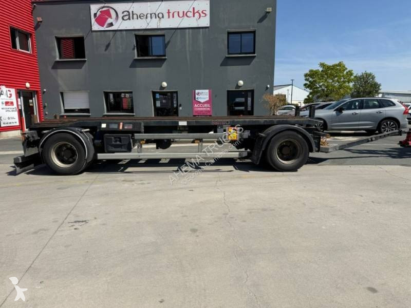 مقطورة Samro Dolly 2 essieux porte caisson