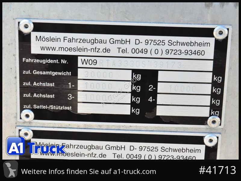 Aanhanger Moeslein TA 3, verzinkt neuwertig...