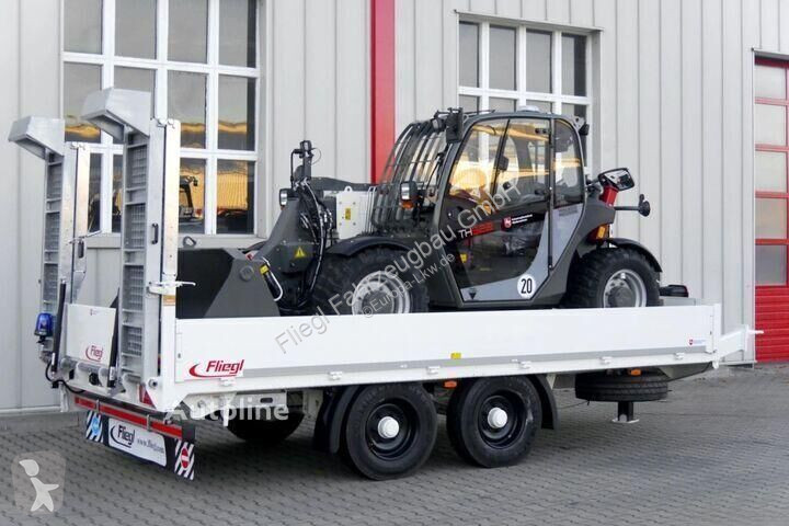 Remolque Fliegl Tandem-Plattformanhänger Bau...
