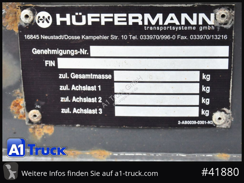 Hüffermann HSA 1870  LS, Luft, BPW,...