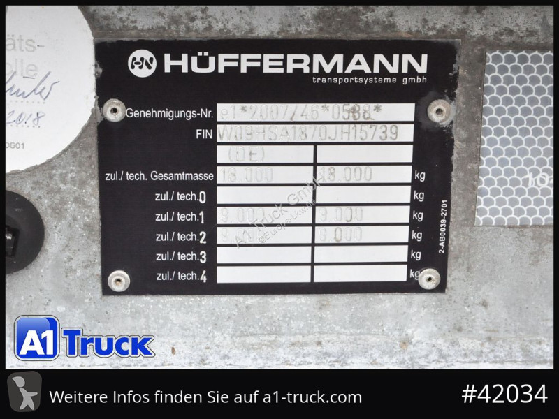 Hüffermann HSA 1870, Luft, Schlitten, verzinkt,...