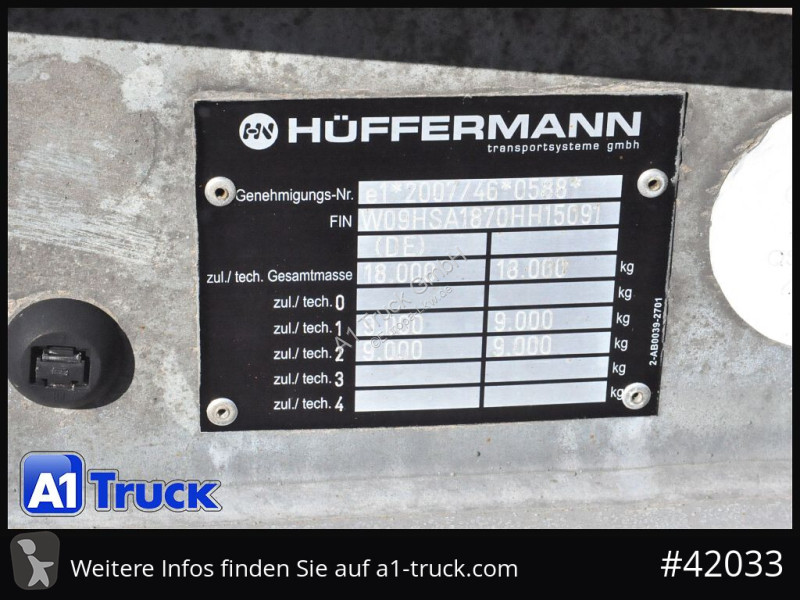 Hüffermann HSA 1870, Luft, Schlitten, verzinkt,...