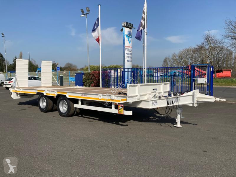 Remorque Louault R2CB15 2 ESSIEUX BASCULANTE