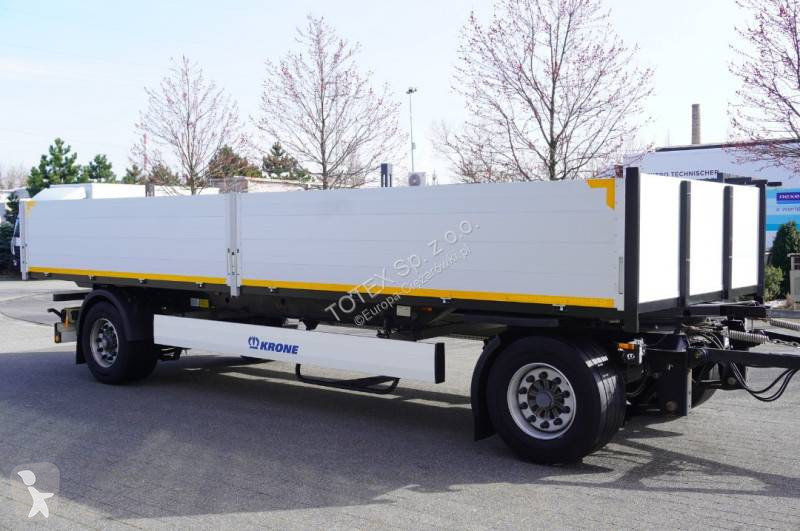 Remorque Krone Construction trailer / Flatbed...