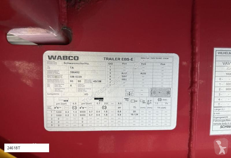 Släp Schwarzmüller PA 2/E Koffer mit HB /...