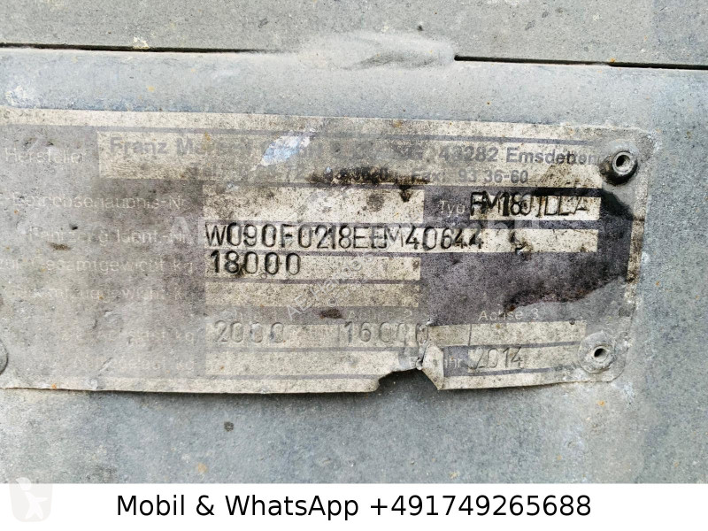 مقطورة  Mersch FM 180 TDL-A Tiefgekoppelt...