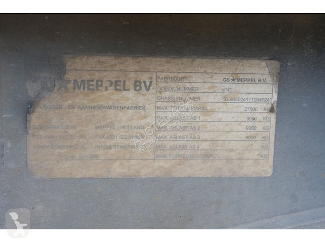 GS Meppel AIC-2700N trailer