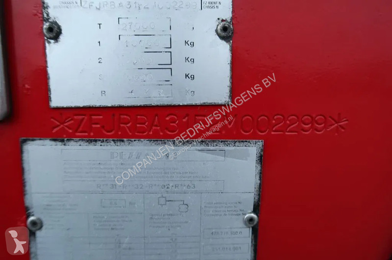 Remorque Pezzaioli RBA 31 - 2002 - 3 Floors -...