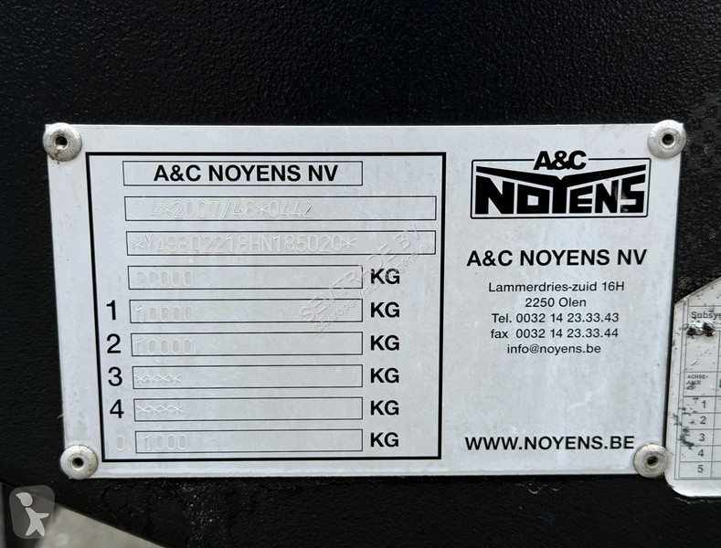 مقطورة Noyens NOYENS 01L 2 ASSER TROMMELREMMEN...