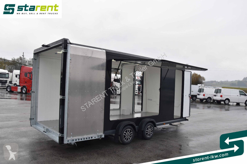 Aanhanger  BOX VAN 600 Rückfahrkamera Alu Boden...