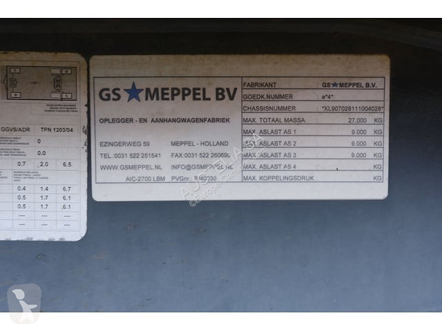 GS Meppel AIC-2700N trailer