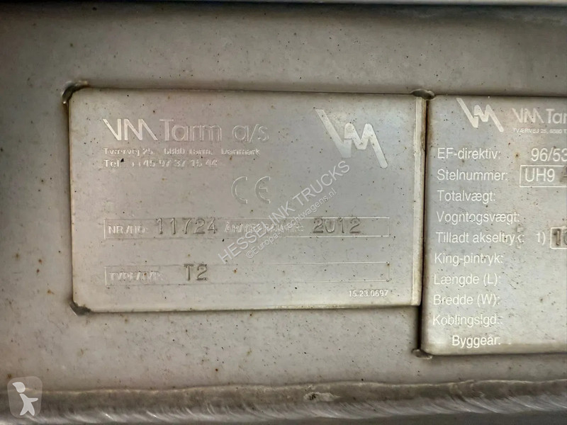Reboque Magyar VM Tarm 19.000L RVS/INOX...