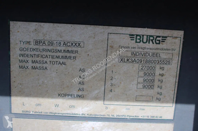 Reboque Burg 3x SAF