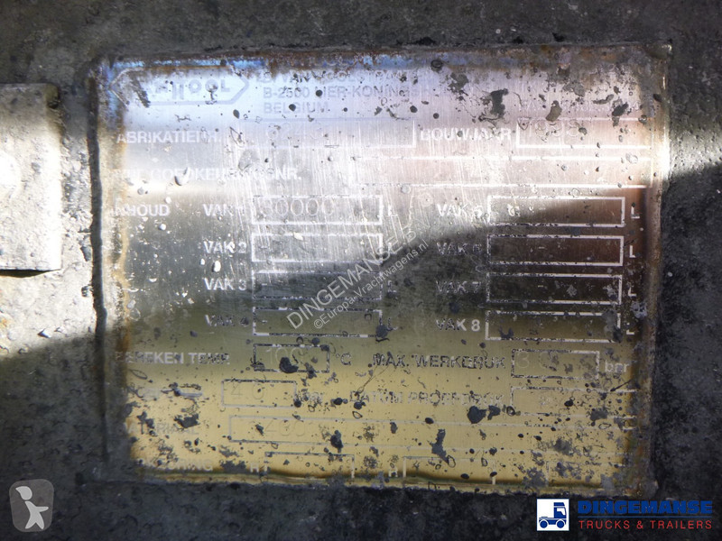 Släp Van Hool Chemical tank inox 30 m3 / 1 comp