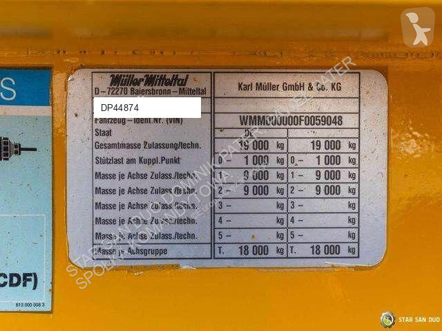 Reboque Müller-Mitteltal TAL ETUE-TA Hydraulic...