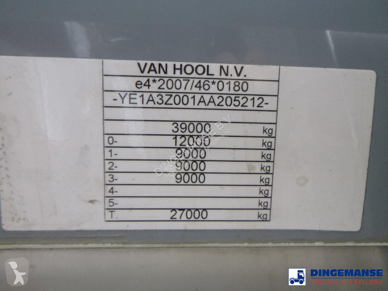 مقطورة Van Hool Bitumen tank inox 30 m3 / 1 comp
