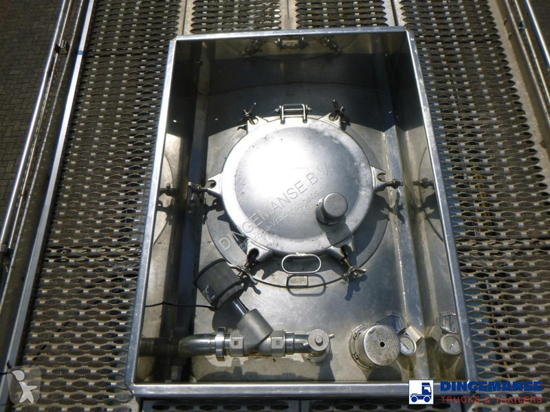 مقطورة LAG Chemical tank inox 37.5 m3 / 1 comp...