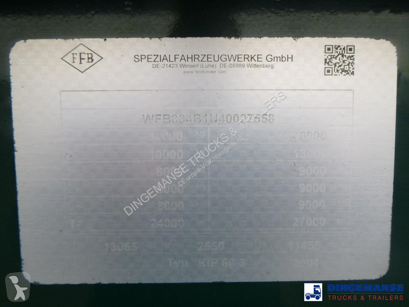 مقطورة Feldbinder Powder tank alu 60 m3 (tipping)