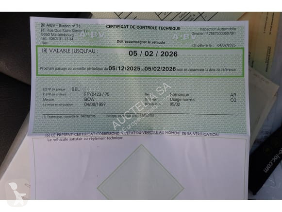 Véhicule utilitaire BCW v4/10/20/G