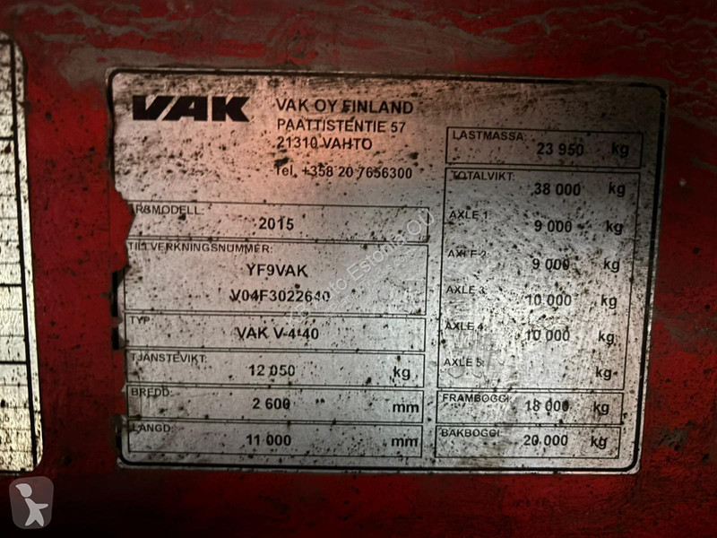 مقطورة  V-4-40 SAF AXLES