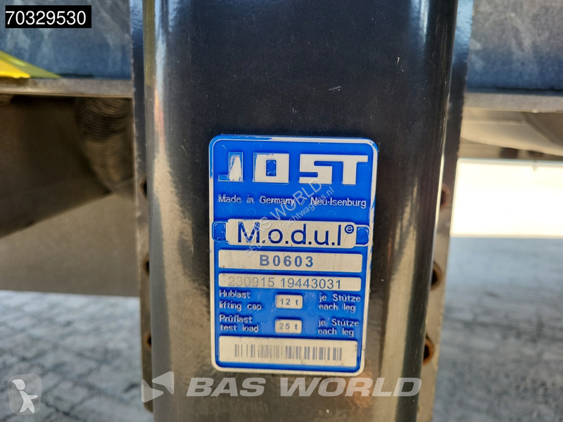 مقطورة Wuellhorst ZA 18 2 axles Laadklep...