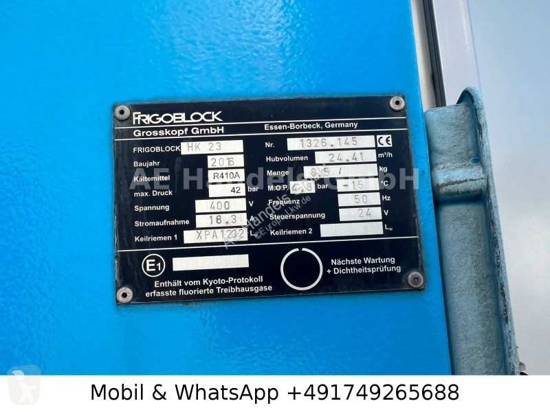 مقطورة Rohr RAK/18 IV Drehschemel Frigoblock...