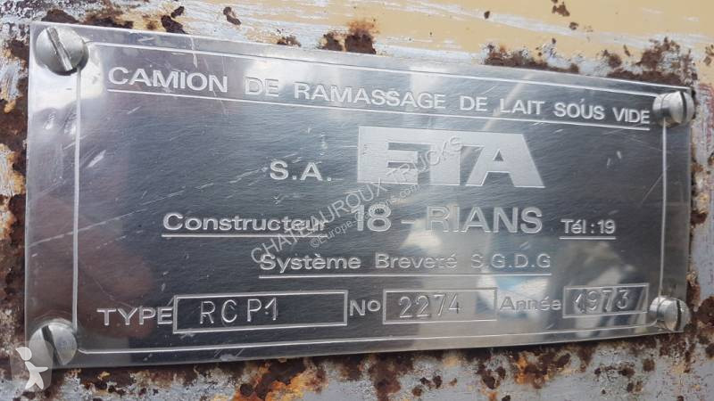 Remorque Fruehauf CITERNE INOX 4500 litres /...