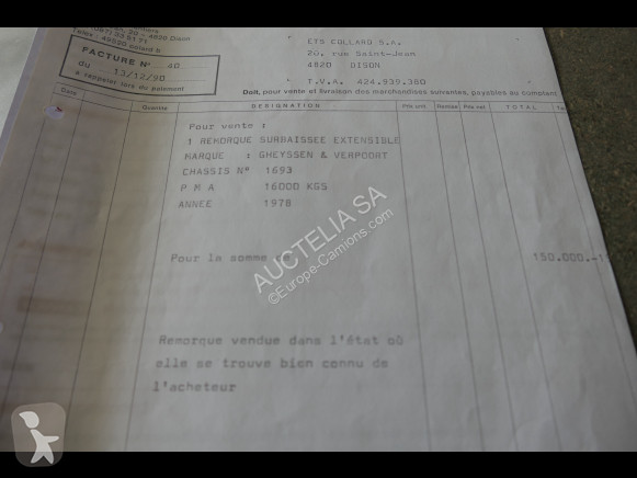 Reboque Gheysen & Verpoort AU16-8-8