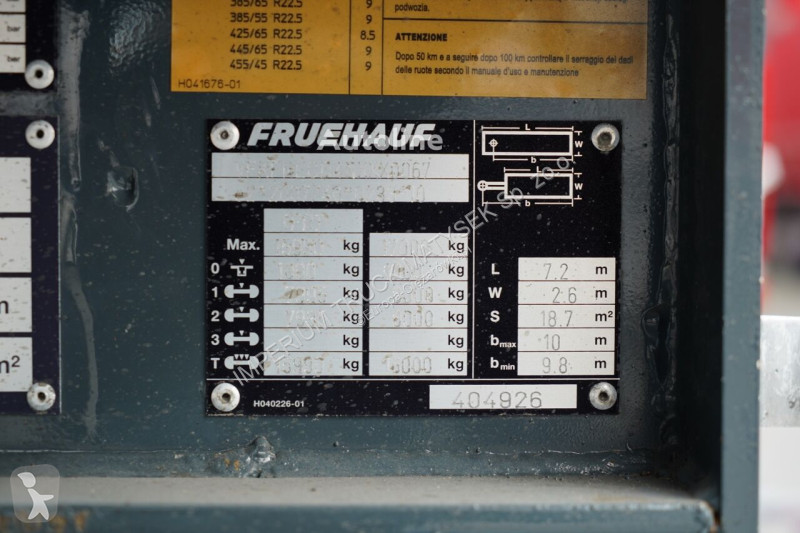 مقطورة Fruehauf / PRZYCZEPA / PRZEJAZDOWA /...