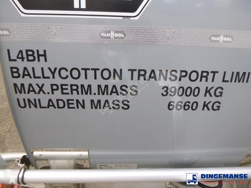 مقطورة Van Hool Bitumen tank inox 30 m3 / 1 comp