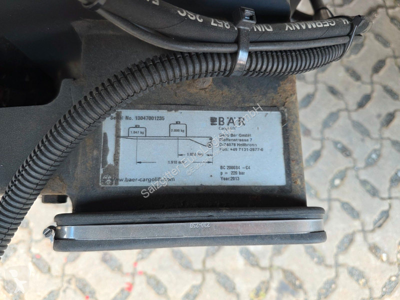 مقطورة Rohr RZK/18 IV / Ladebordwand