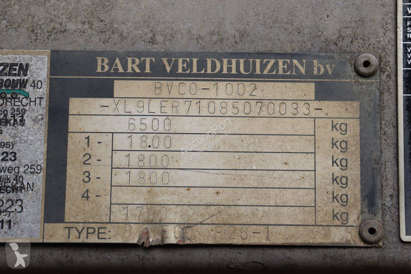 Remolque Veldhuizen Baveco P26-1