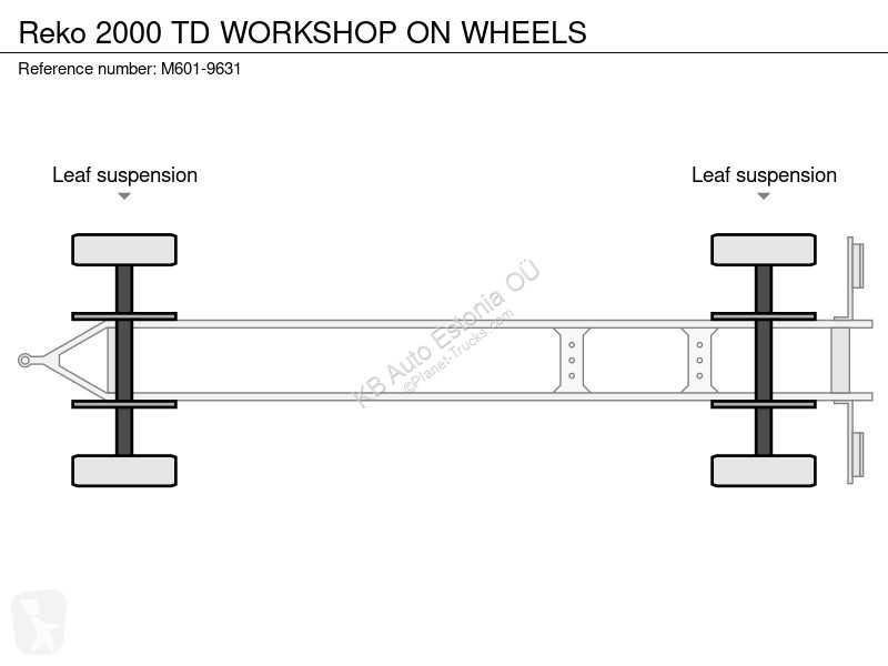Reboque  2000 TD WORKSHOP ON WHEELS