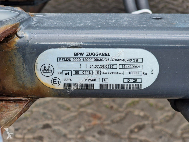 مقطورة  Rufa DHC 18-21 / Hubdach  / EDSCHA