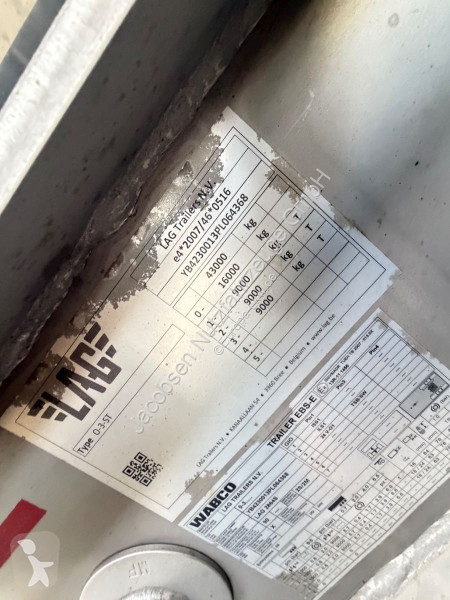 Remolque LAG 0-3-ST Lebensmittel/Food Tank,...