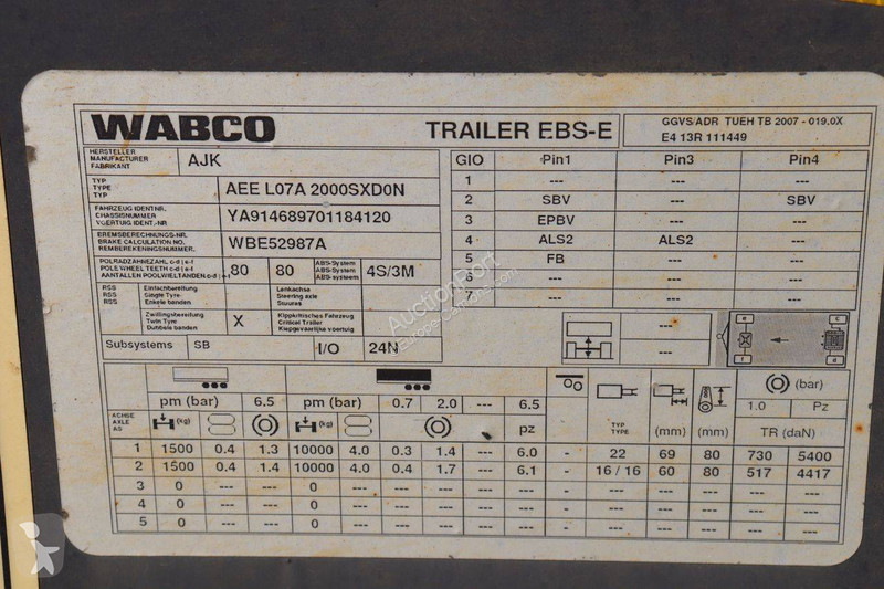 AJK AEE L07A-2000SXD0N trailer