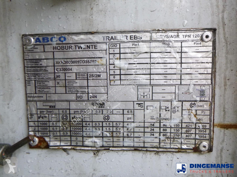 مقطورة  Gas tank steel 60 m3 / 1 comp + pump