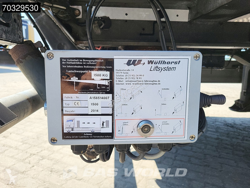 مقطورة Wuellhorst ZA 18 2 axles Laadklep...