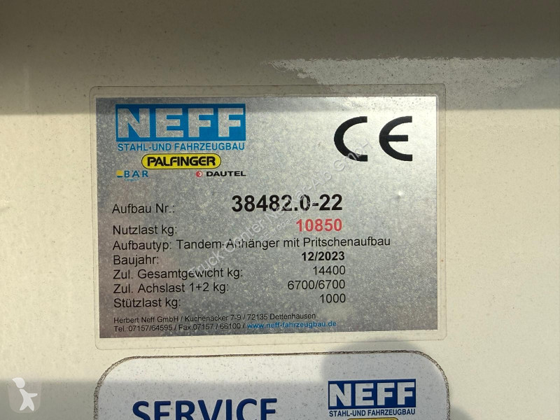 Möslein   2 Achs Tieflade Anh. mit Container...