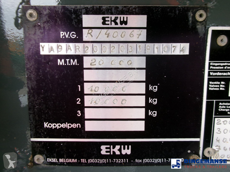 Reboque Stokota Fuel tank drawbar trailer 20 m3...