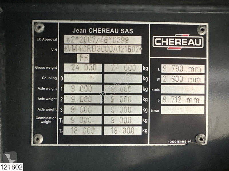 Släp Chereau Autonoom Chereau
