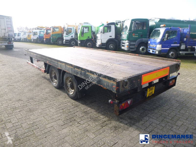 Reboque  2-axle drawbar platform trailer 7 t