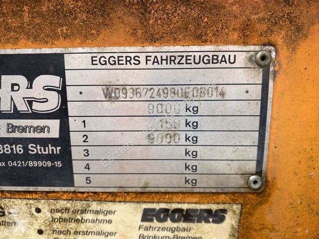Aanhanger Eggers ZX 9E Anhänger für...