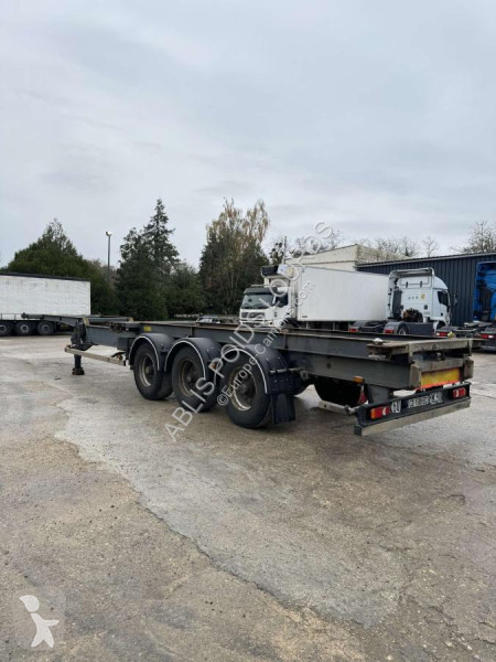Ho 1/87 herpa iveco 6x4 semie remorque container scxu neuf boite avec retros - Collection