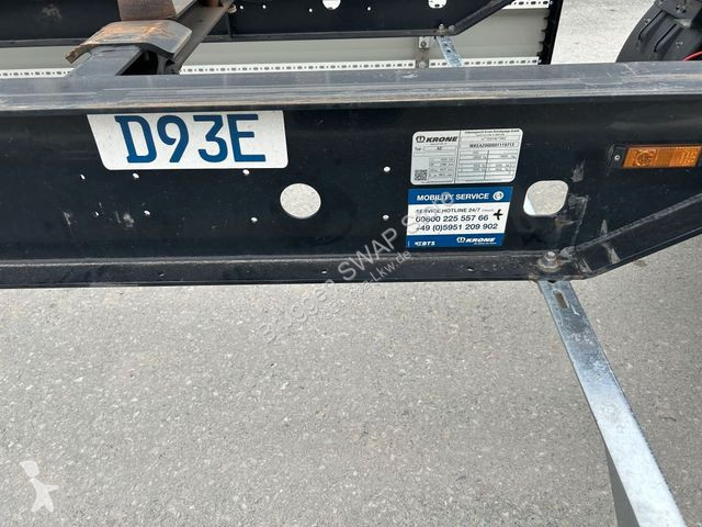 Släp Krone 2 Achswechselfahrgestell, Typ: MAXI...