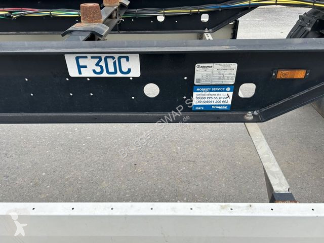 Släp Krone 2 Achswechselfahrgestell, Typ: MAXI...