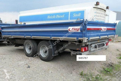 Remorque Fliegl TSK 118, Verzinkt, Tandem, Rampen, 5mtr. lang