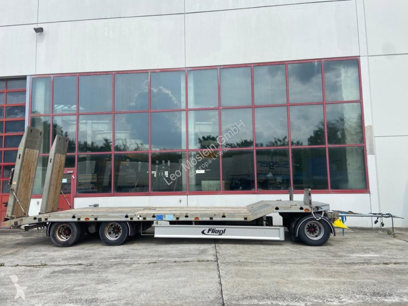 Remorque Fliegl DTS 300 3 Achs Tiefladeranhänger